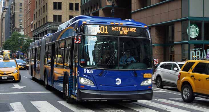 MTA New Flyer Xcelsior XD60 6105